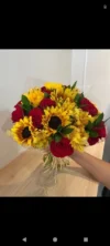 Rosas e Girassol - Imagem 2