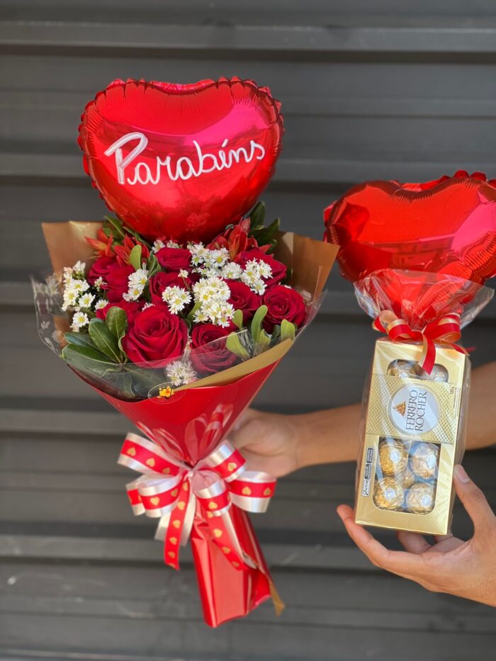 Buque 10 Rosas Vermelhas - Imagem 2